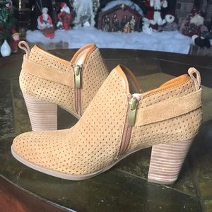 FRANCO SARTO DAKOTA SUEDE BOOTIES